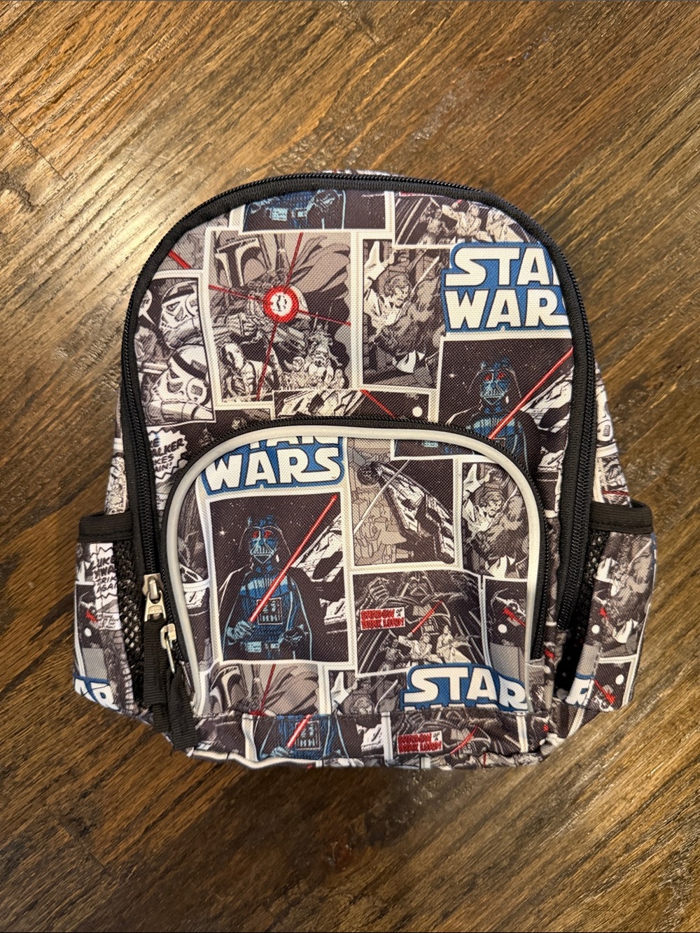 Pottery Barn Kids Star Wars Comics Glow in the Dark Mini Backpack